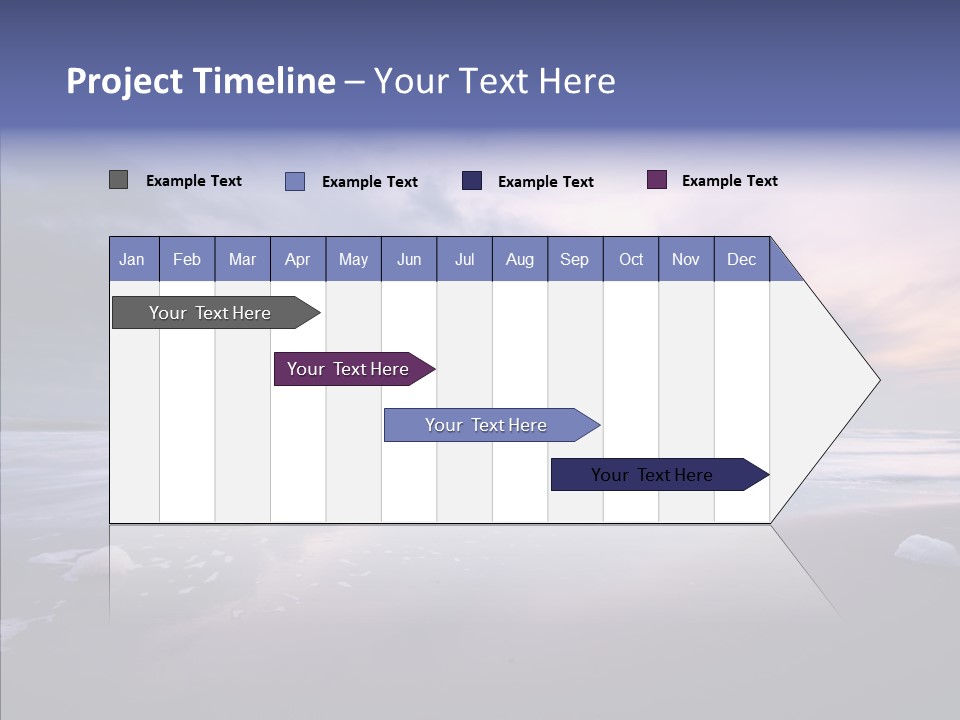 Shore Evening Color PowerPoint Template