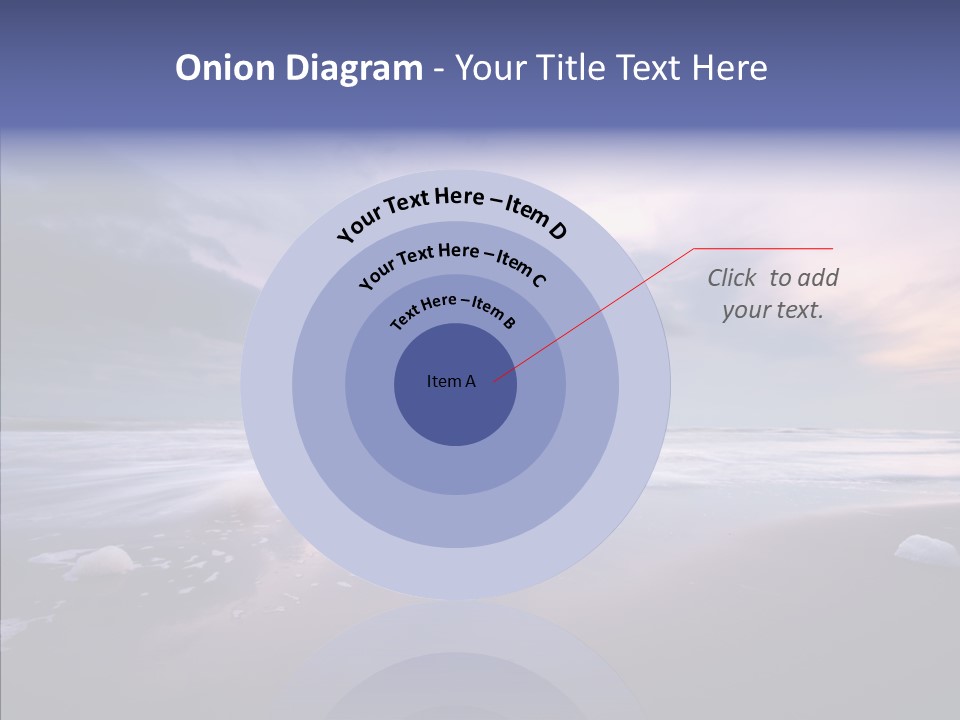 Shore Evening Color PowerPoint Template