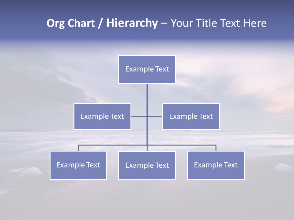 Shore Evening Color PowerPoint Template