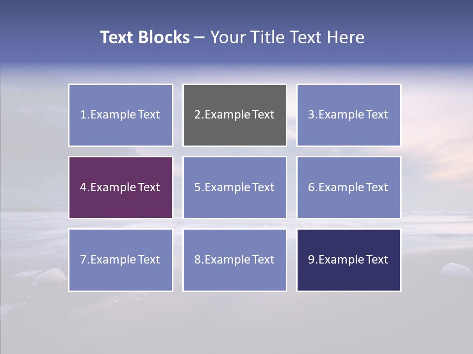 Shore Evening Color PowerPoint Template