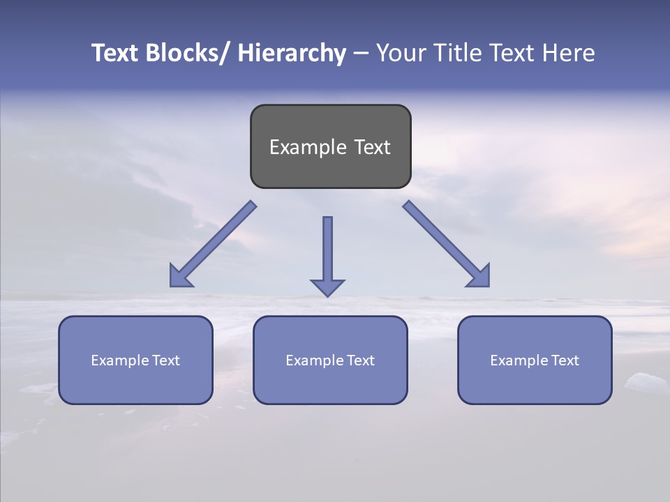 Shore Evening Color PowerPoint Template