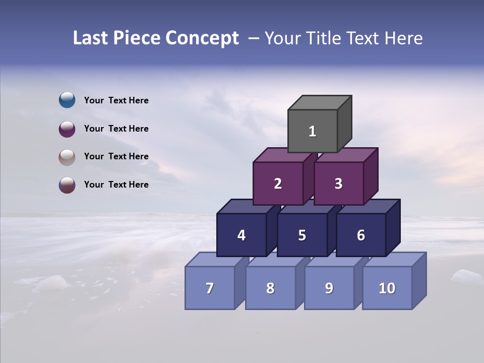 Shore Evening Color PowerPoint Template