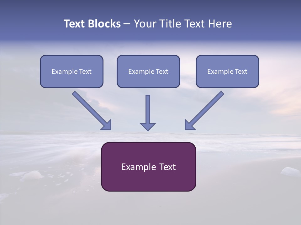 Shore Evening Color PowerPoint Template