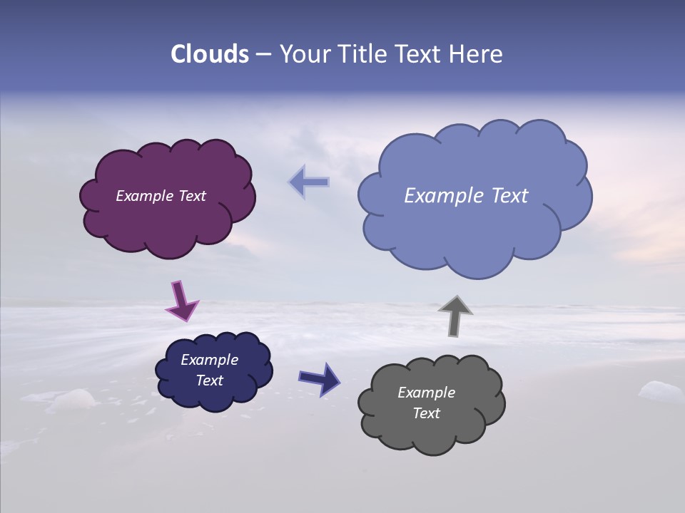 Shore Evening Color PowerPoint Template