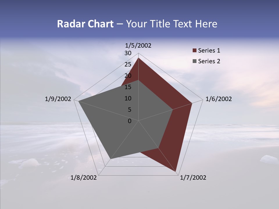 Shore Evening Color PowerPoint Template