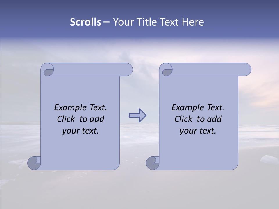 Shore Evening Color PowerPoint Template
