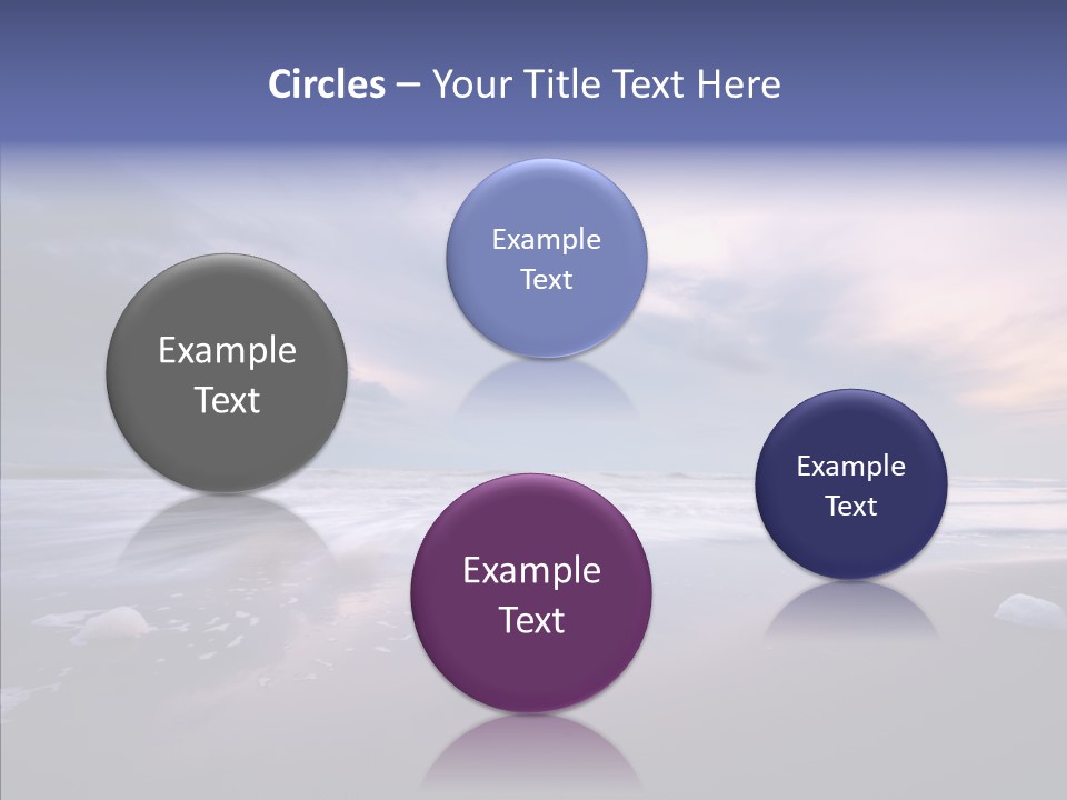 Shore Evening Color PowerPoint Template