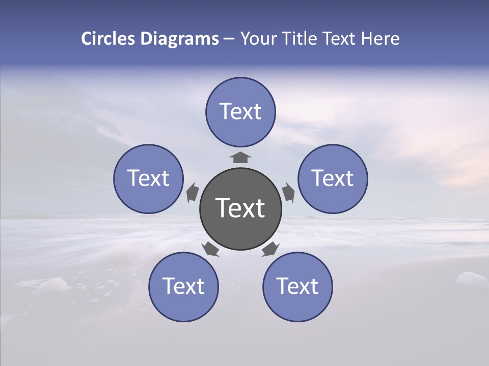 Shore Evening Color PowerPoint Template