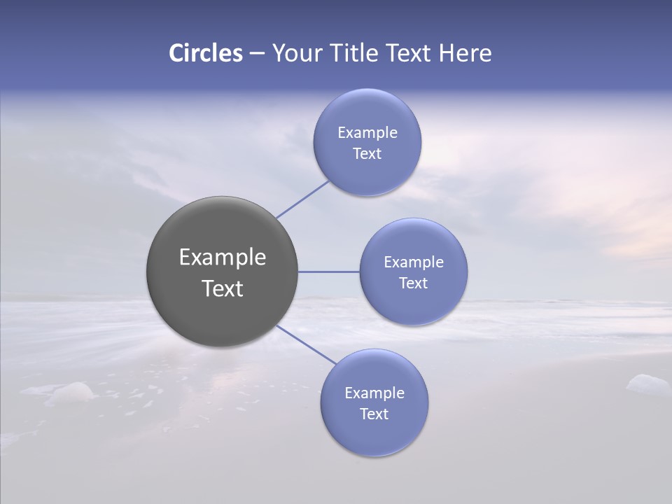 Shore Evening Color PowerPoint Template