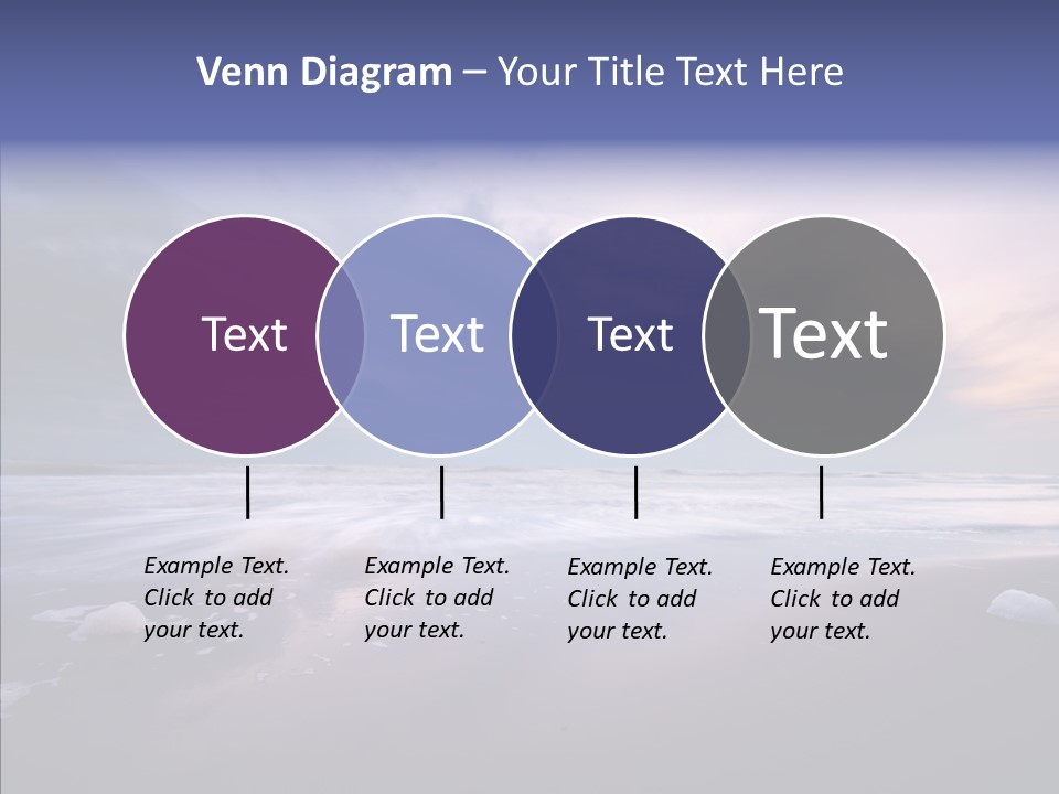 Shore Evening Color PowerPoint Template