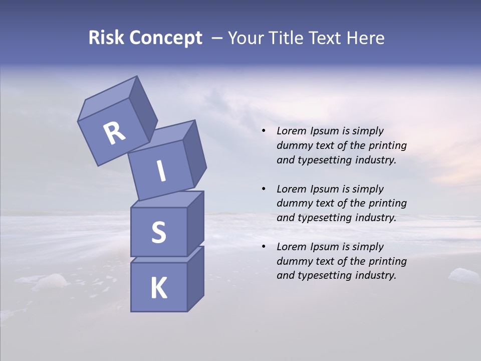 Shore Evening Color PowerPoint Template