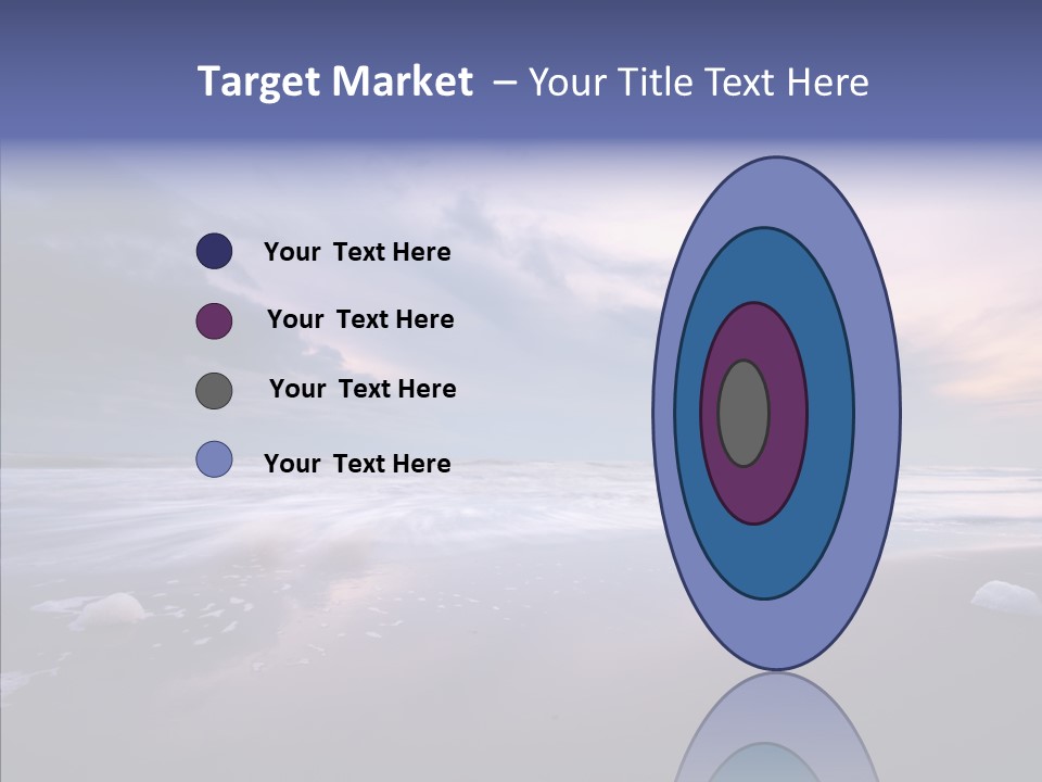 Shore Evening Color PowerPoint Template