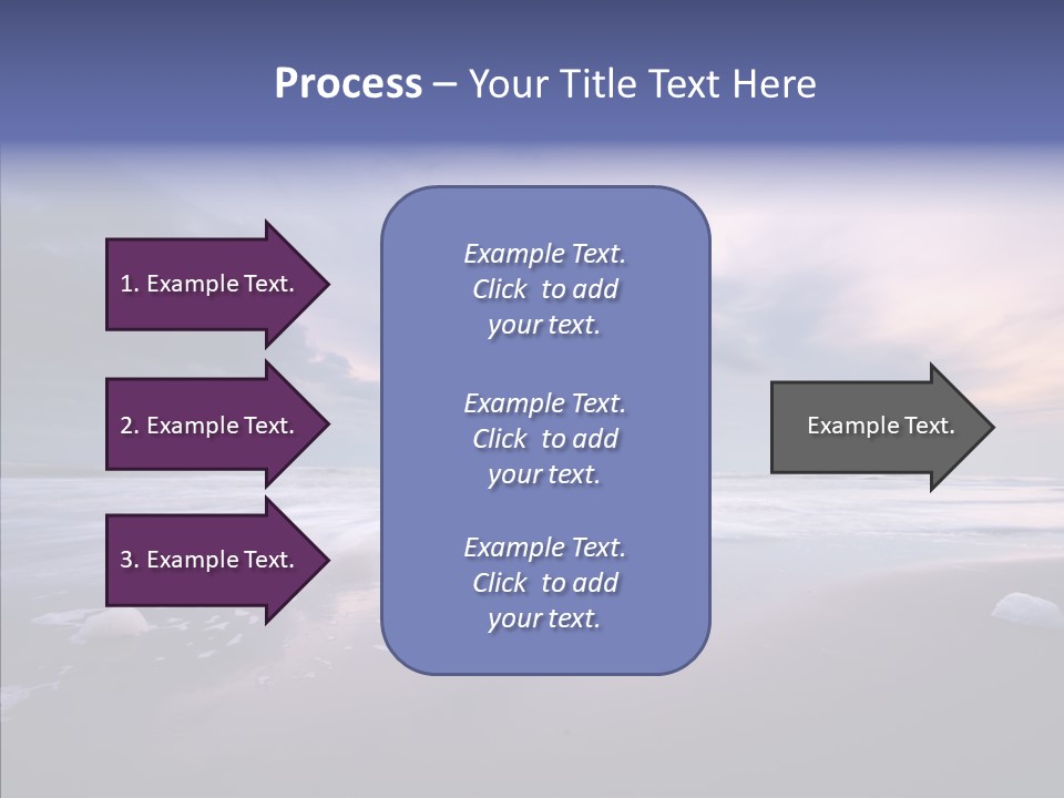 Shore Evening Color PowerPoint Template