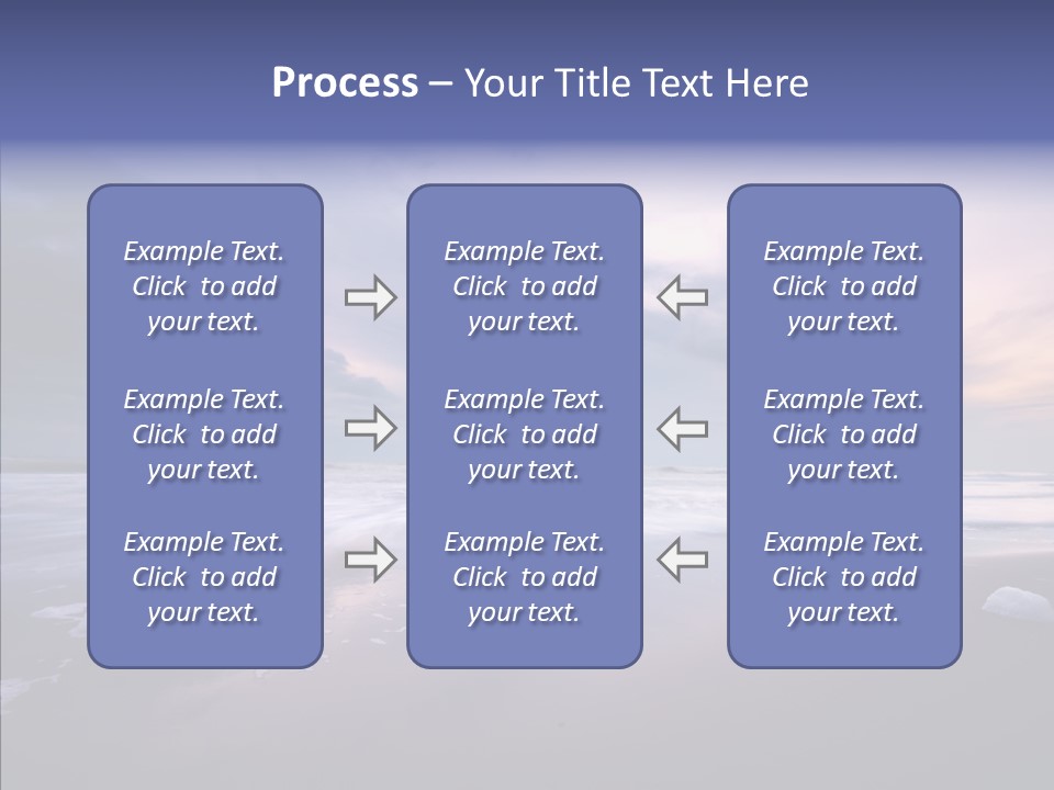 Shore Evening Color PowerPoint Template