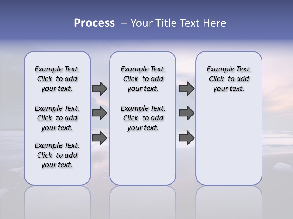 Shore Evening Color PowerPoint Template