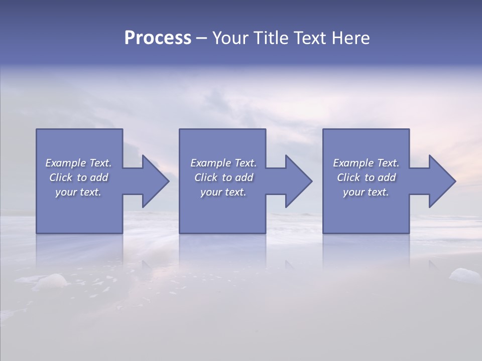 Shore Evening Color PowerPoint Template