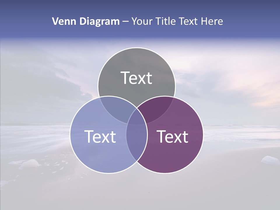 Shore Evening Color PowerPoint Template