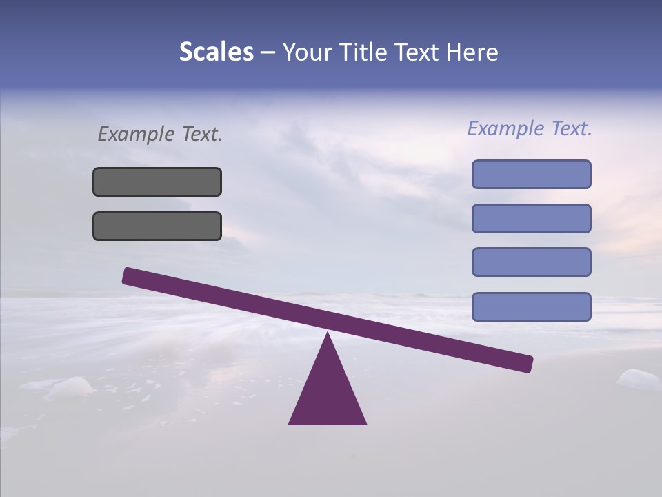 Shore Evening Color PowerPoint Template