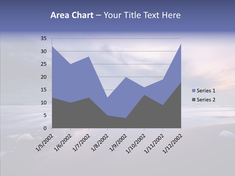 Shore Evening Color PowerPoint Template