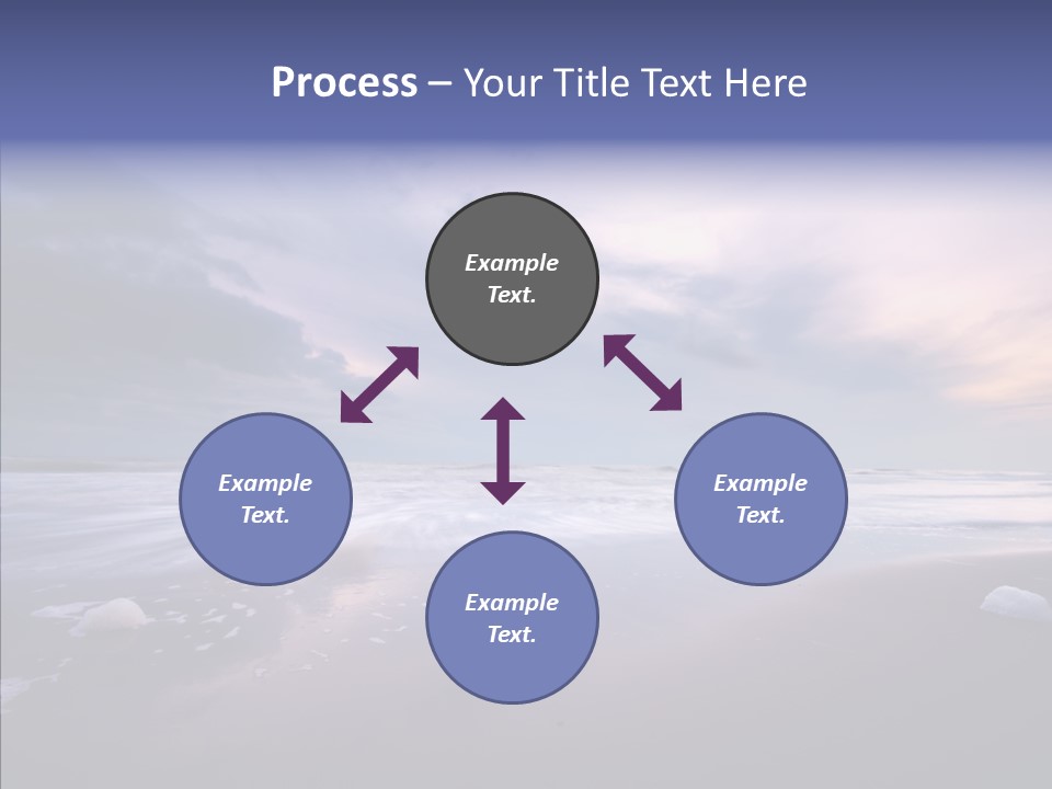 Shore Evening Color PowerPoint Template