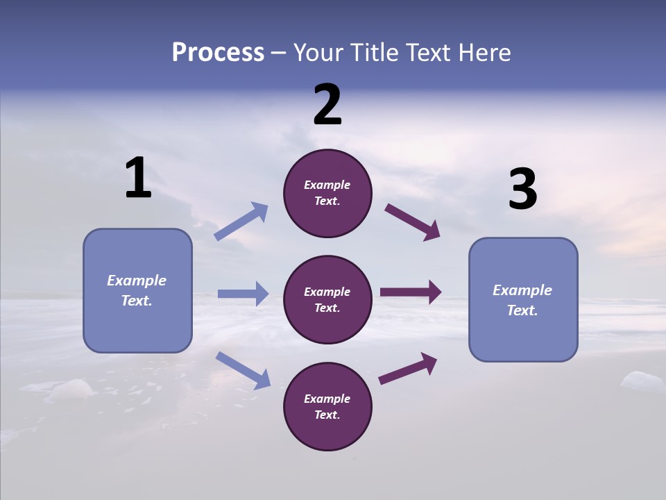 Shore Evening Color PowerPoint Template