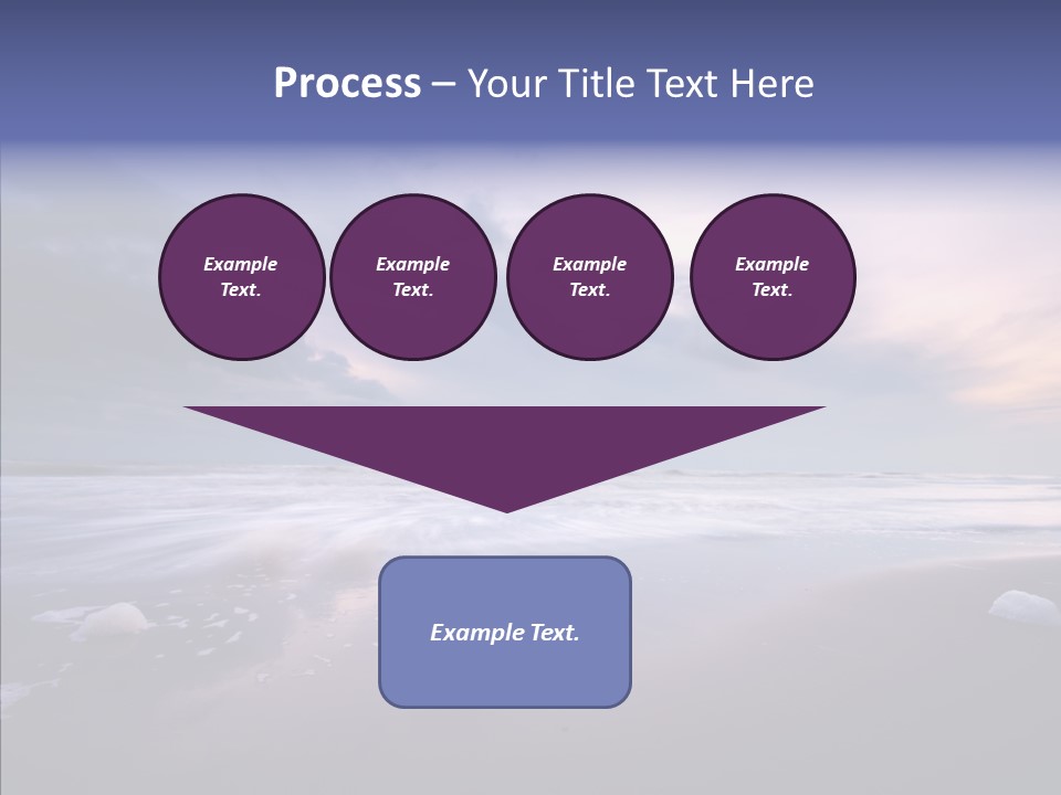 Shore Evening Color PowerPoint Template