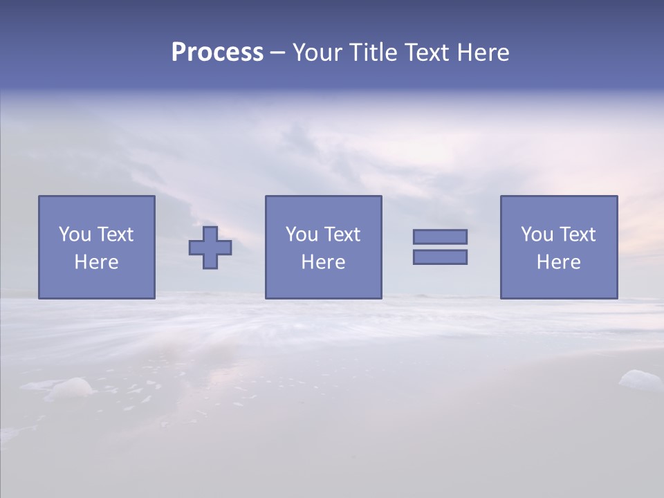Shore Evening Color PowerPoint Template