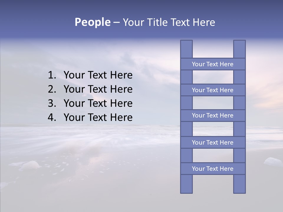 Shore Evening Color PowerPoint Template