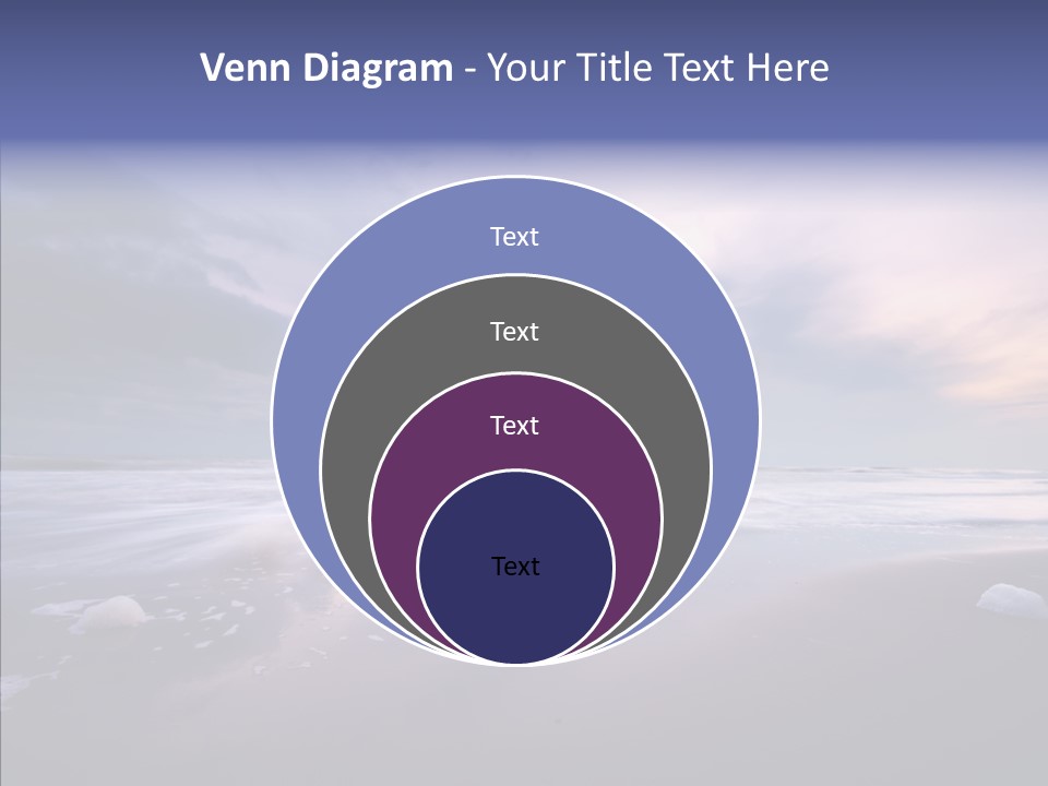 Shore Evening Color PowerPoint Template