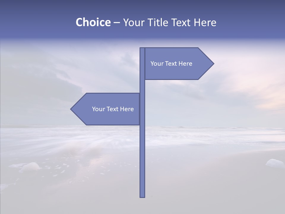 Shore Evening Color PowerPoint Template