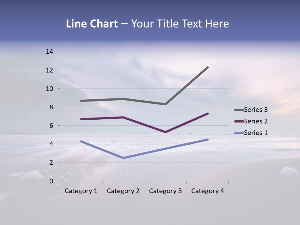 Shore Evening Color PowerPoint Template