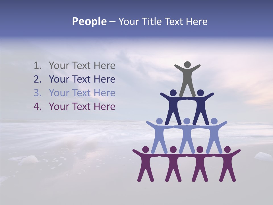 Shore Evening Color PowerPoint Template