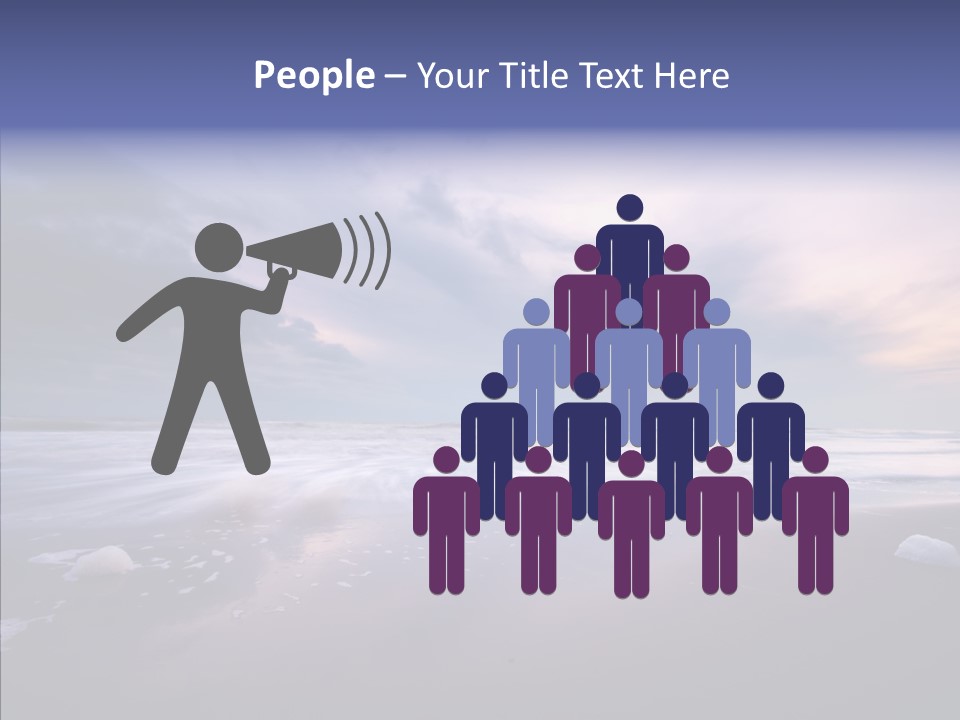 Shore Evening Color PowerPoint Template