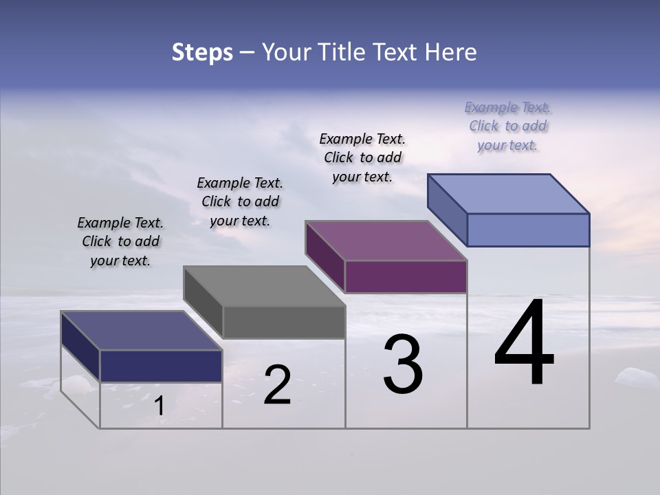 Shore Evening Color PowerPoint Template