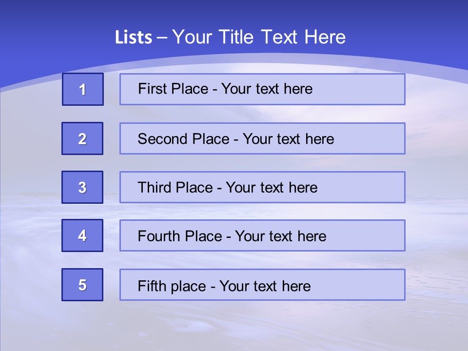 Night Weather Touristic PowerPoint Template