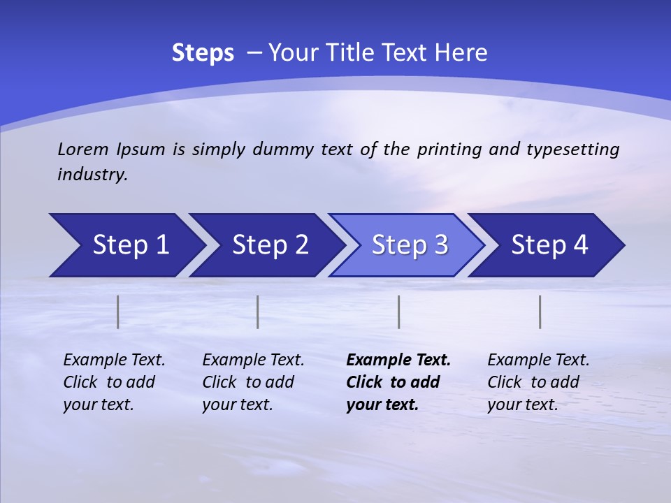 Night Weather Touristic PowerPoint Template