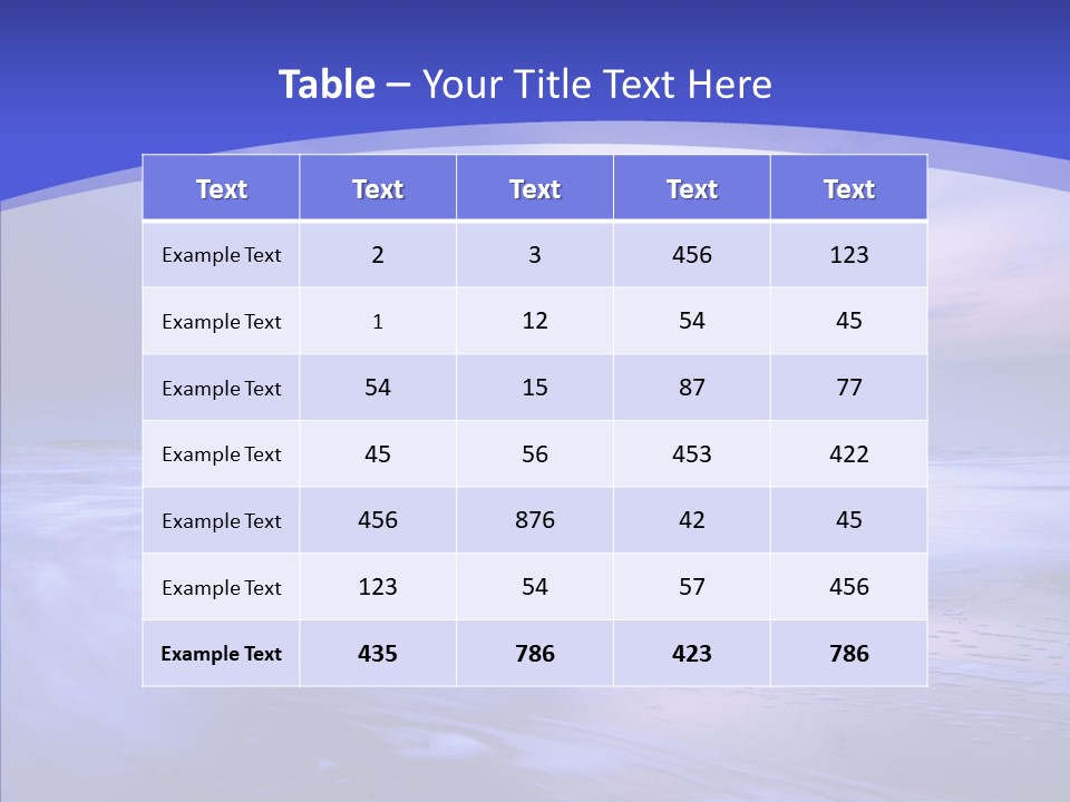 Night Weather Touristic PowerPoint Template