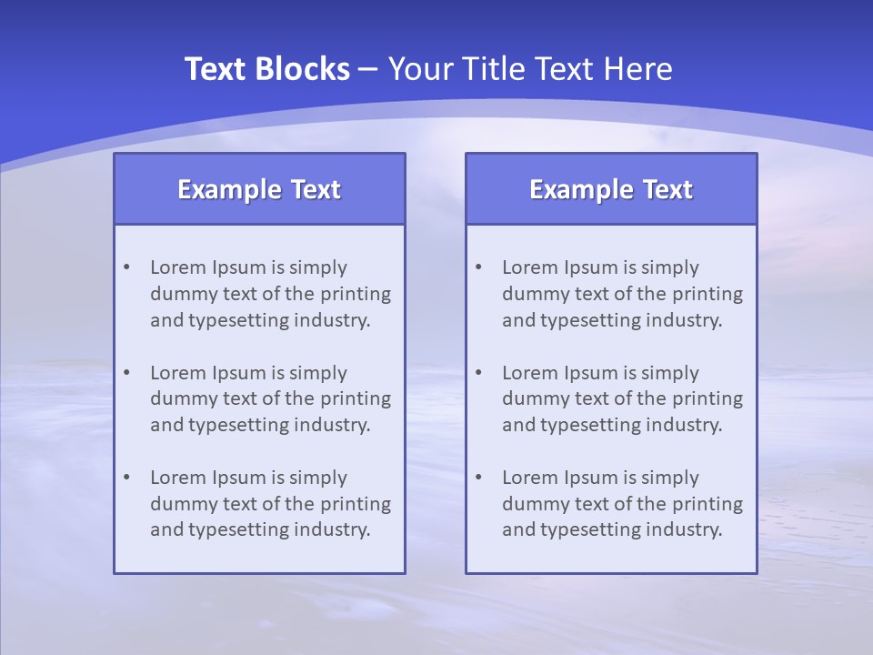 Night Weather Touristic PowerPoint Template