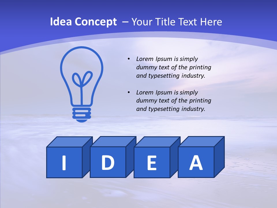 Night Weather Touristic PowerPoint Template