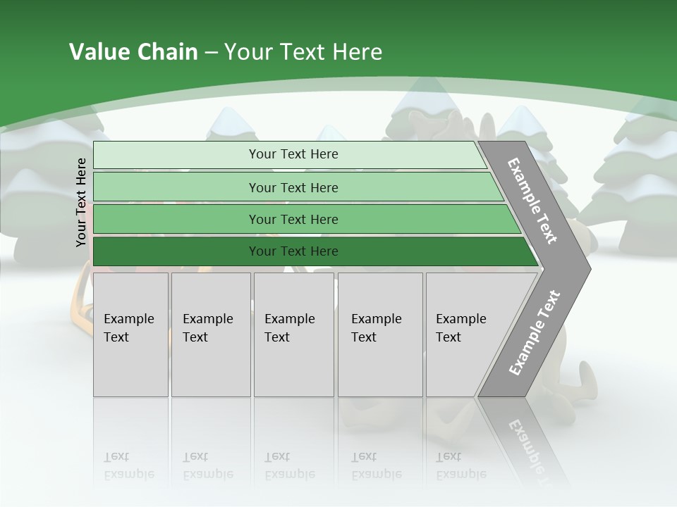 Sleigh Christmas Render PowerPoint Template