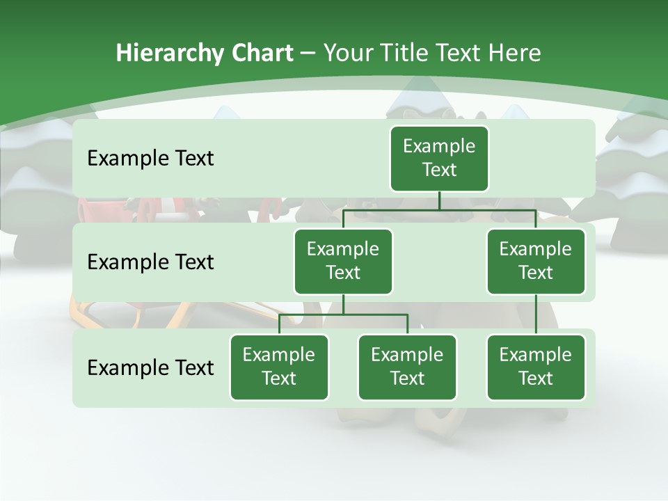 Sleigh Christmas Render PowerPoint Template