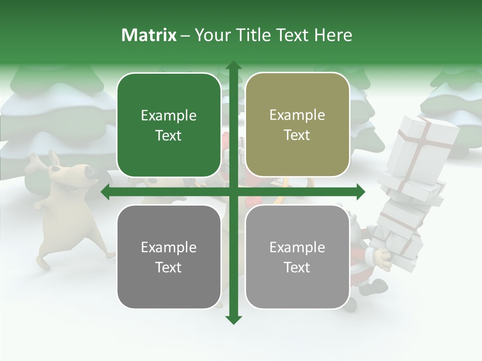 Gift Snow Presents PowerPoint Template