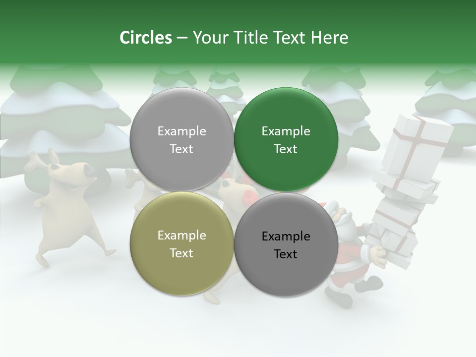 Gift Snow Presents PowerPoint Template