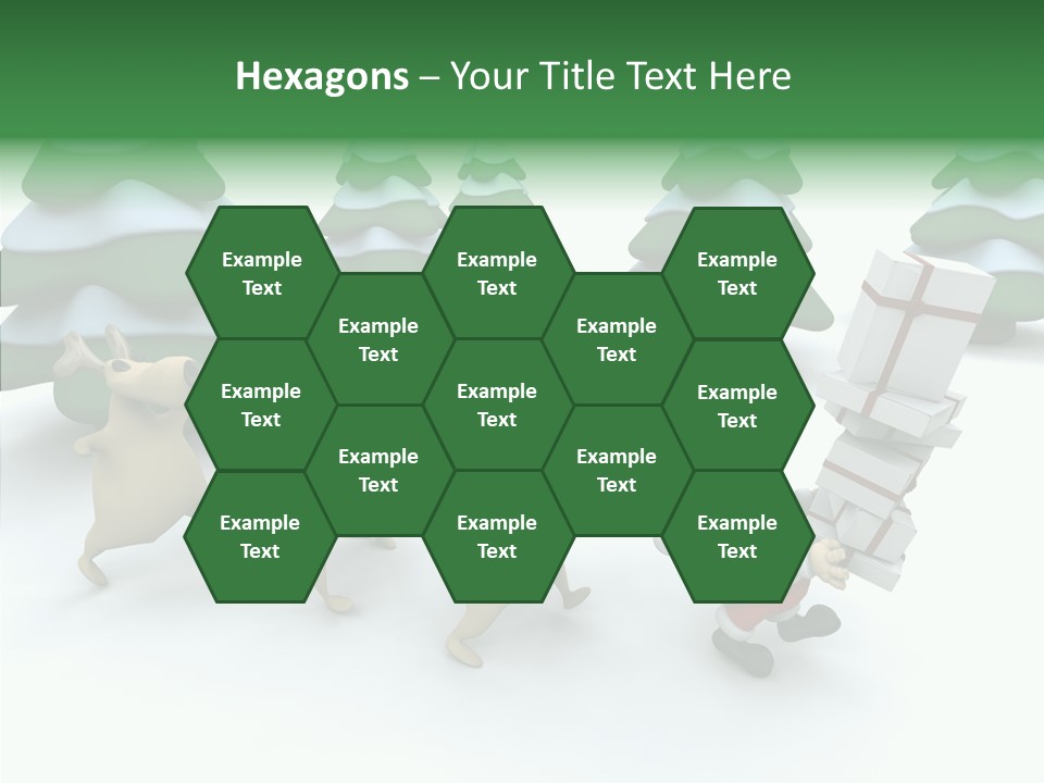 Gift Snow Presents PowerPoint Template