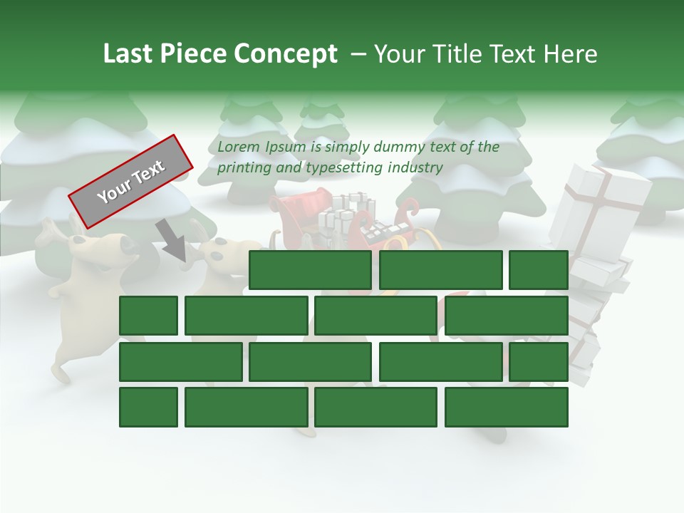 Gift Snow Presents PowerPoint Template