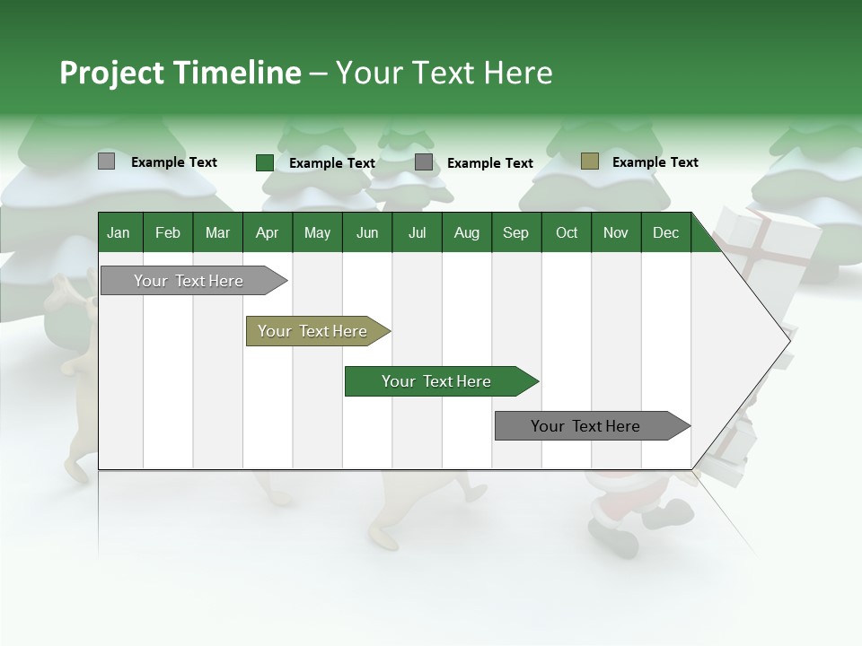 Gift Snow Presents PowerPoint Template