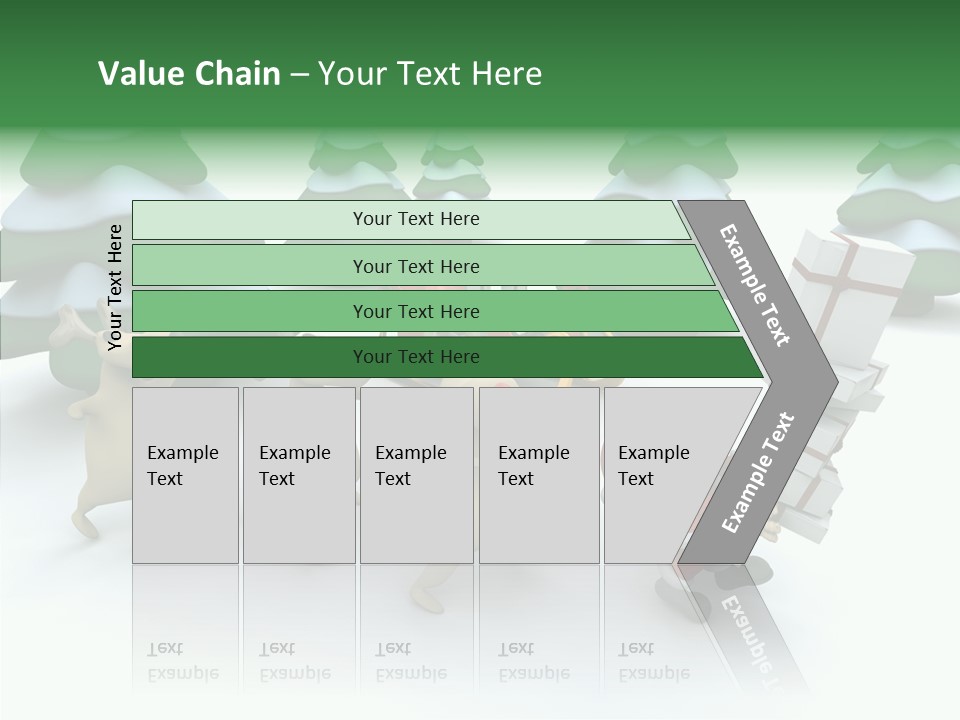 Gift Snow Presents PowerPoint Template