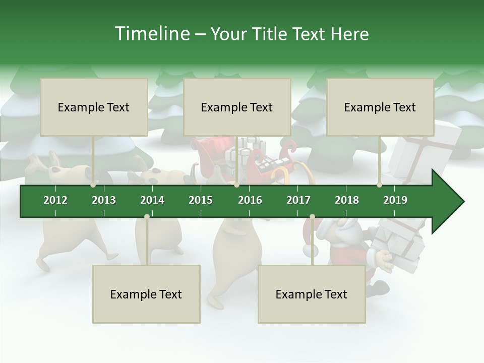 Gift Snow Presents PowerPoint Template