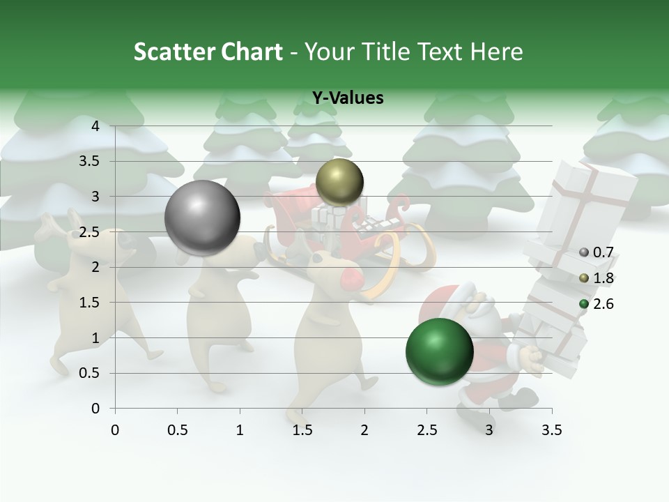 Gift Snow Presents PowerPoint Template
