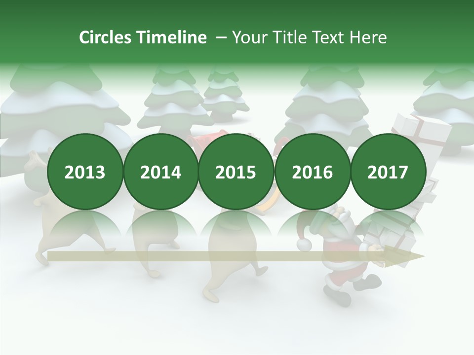 Gift Snow Presents PowerPoint Template